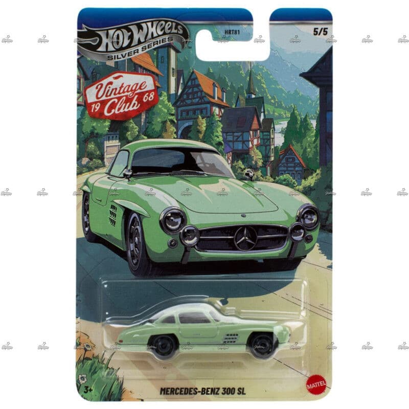 Hot Wheels Silver Series Mercedes Benz 300 SL Vintage Club 1968 2026