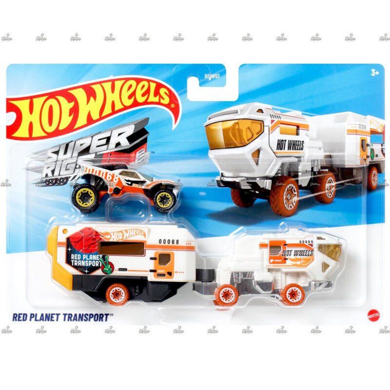 Hot Wheels Super Rigs Red Planet Transport