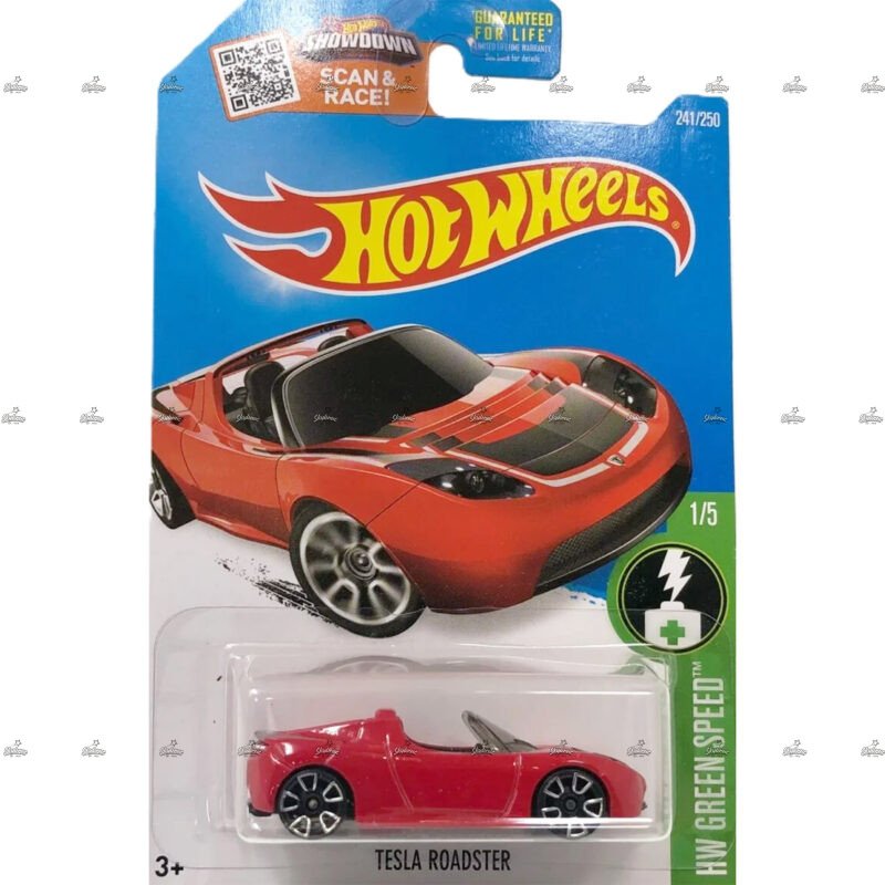 Hot Wheels Tesla Roadster HW GREEN SPEED