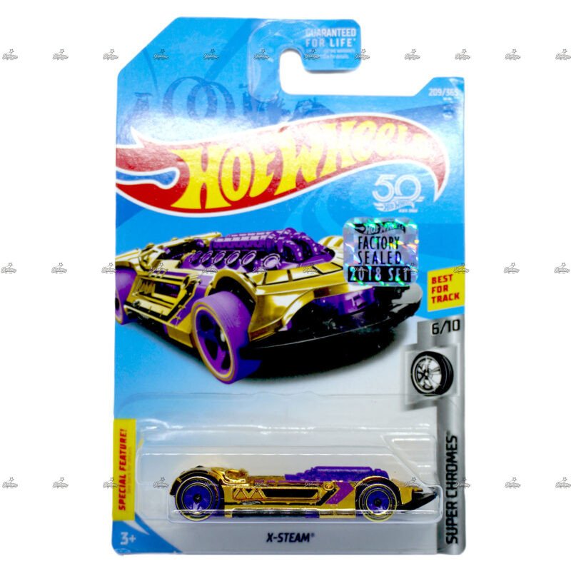 Hot Wheels X Steam SUPER CHROMES