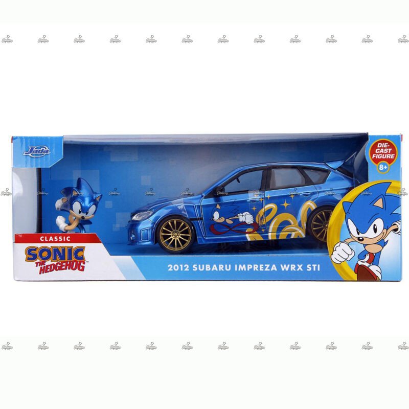 Jada 2012 Subaru Impreza STI CLASSIC SONIC THE HEDGEHOG