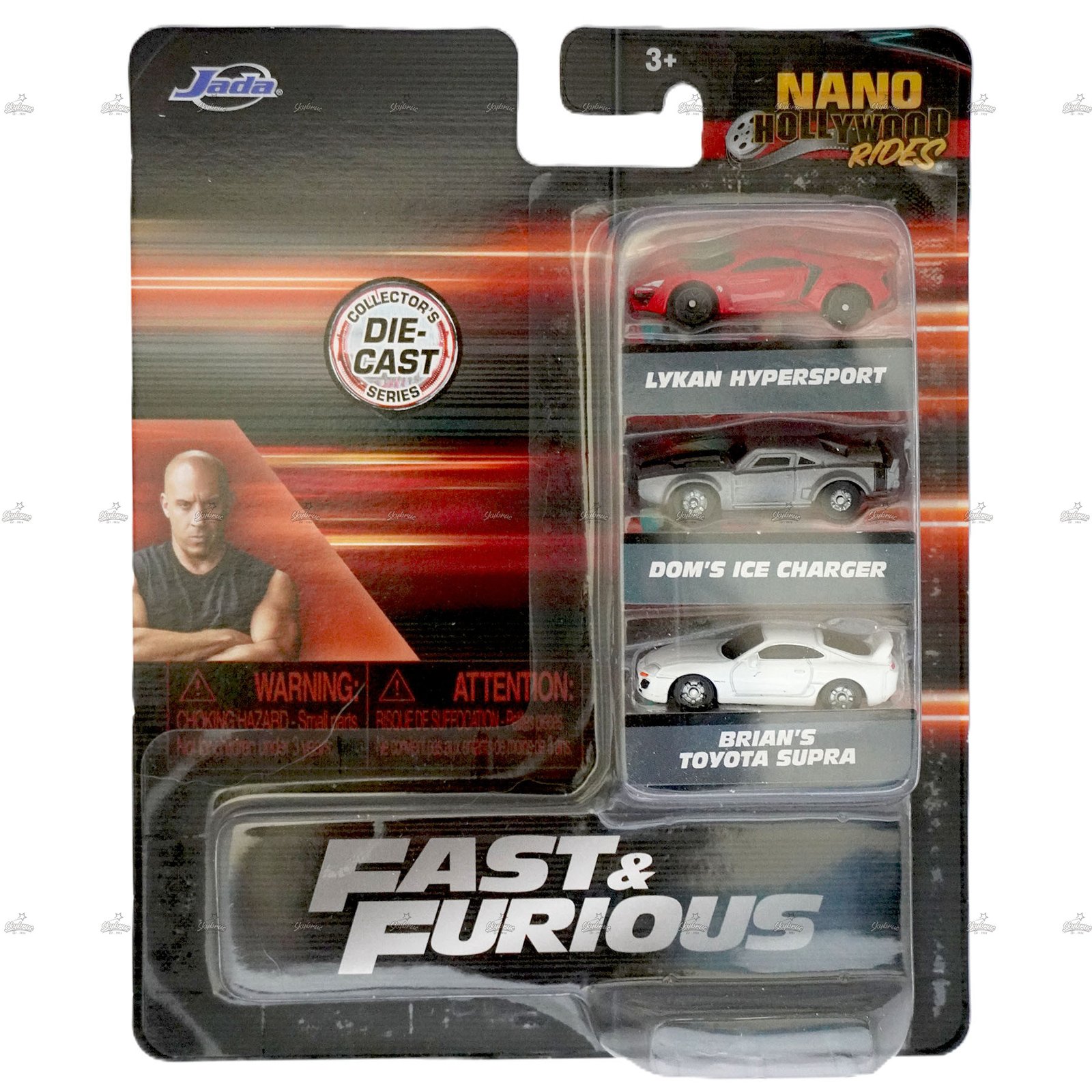 Jada Lykan HyperSport Doms Ice Charger Brians Toyota Supra NANO HOLLYWOOD RIDES FAST FURIOUS