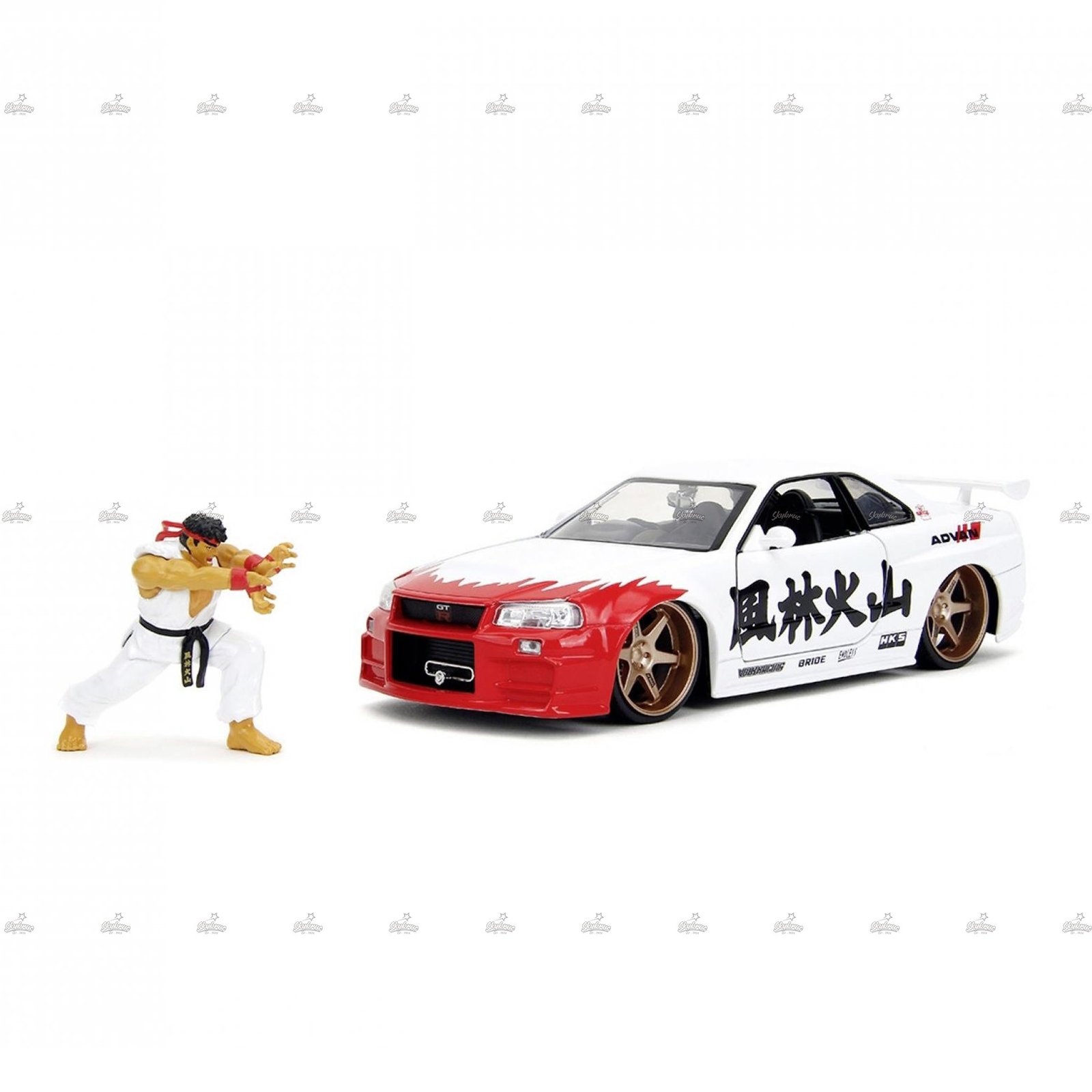 Jada RYU 2002 Nissan Skyline FT R R34 STREET FIGHTER C