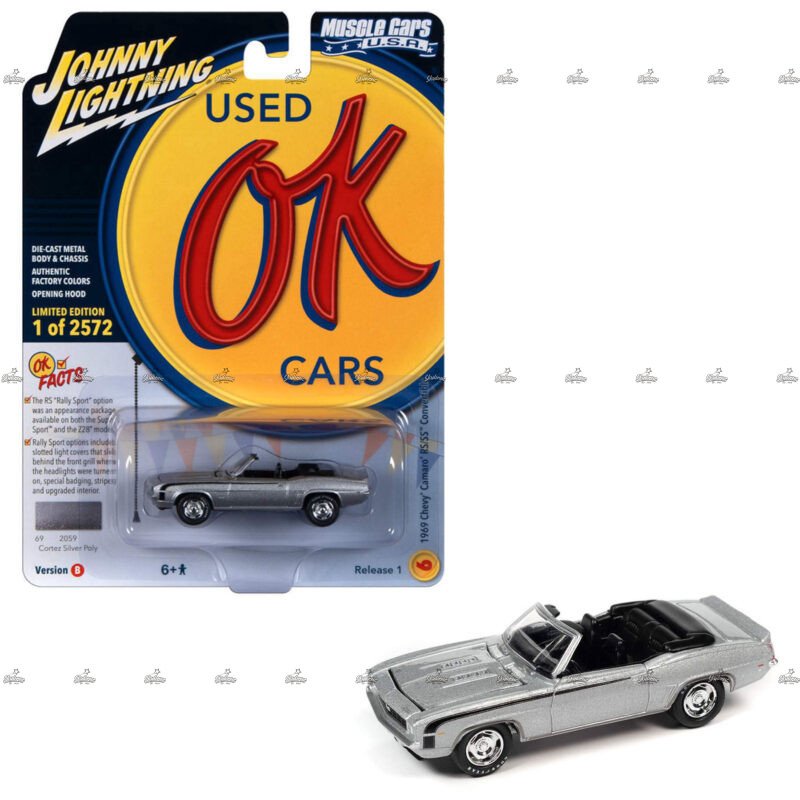 Johnny Lightining 1969 Chevy Camaro RS SS Convertible MUSCLE CARS U.S