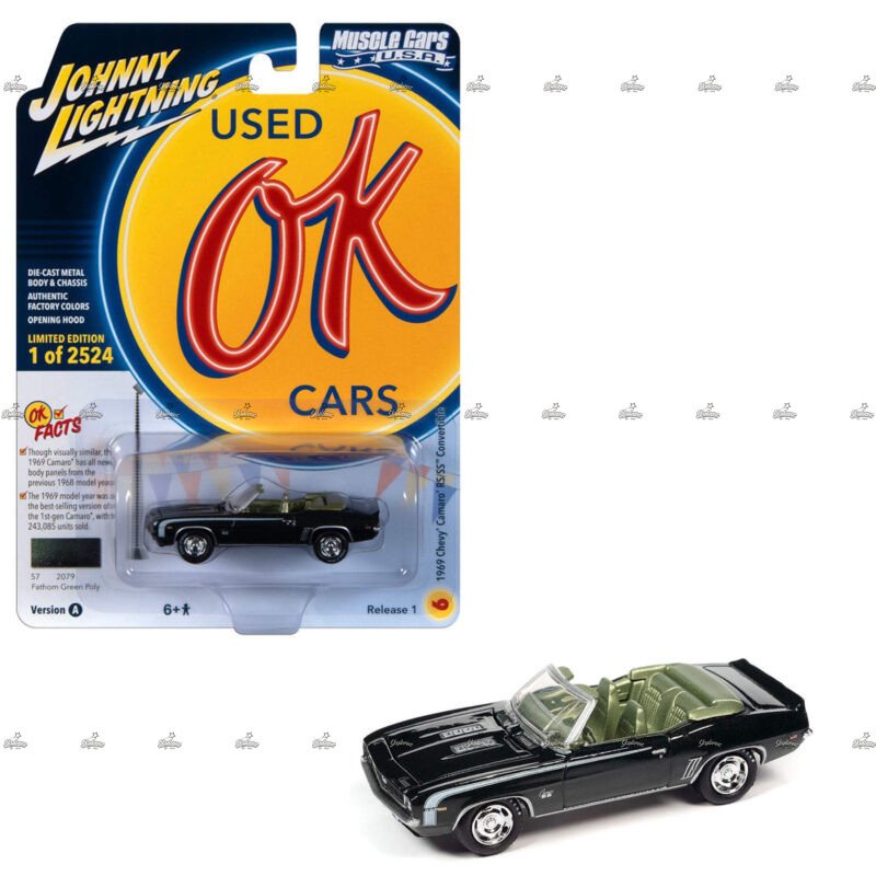 Johnny Lightining 1969 Chevy Camaro RS SS Convertible MUSCLE CARS U.S Copy