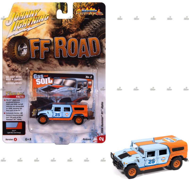 Johnny Lightning 2006 Hummer H1 Alpha OFF ROAD GULF EDITION 2025