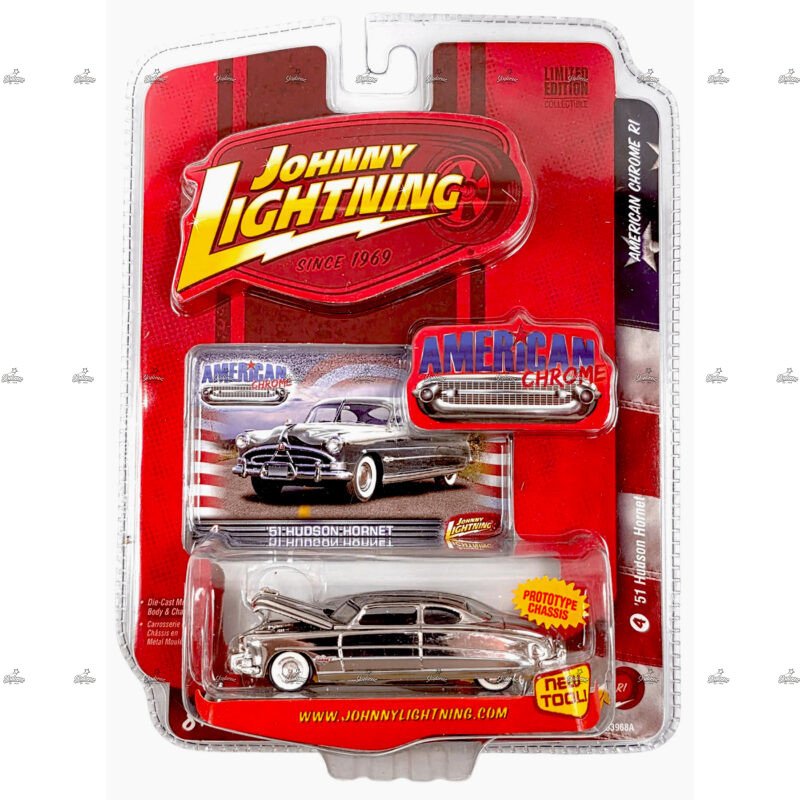 Johnny Lightning 51 Hudson Hornet AMERICAN CHROME