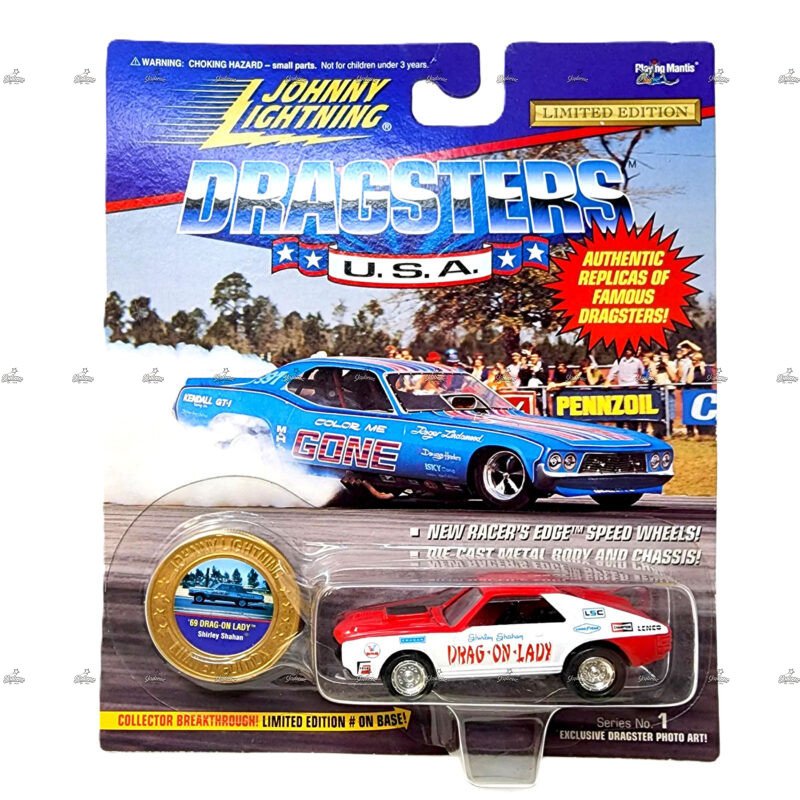 Johnny Lightning 69 Drag On Lady DRAGSTERS USA LIMITED EDITION