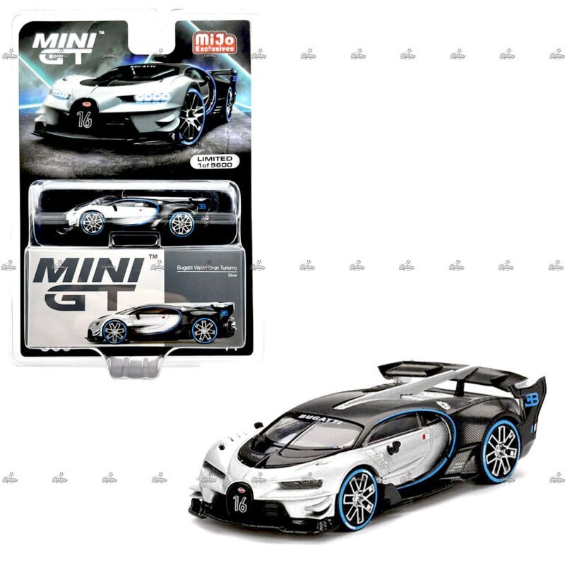 MINI GT Bugatti Vision Gran Turismo Silver 369