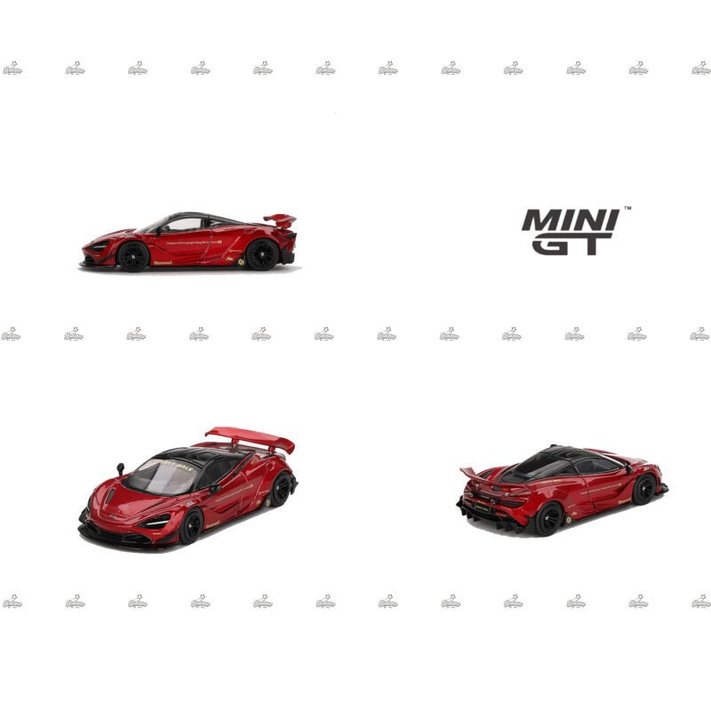 MINI GT McLaren 720S LB Works Gem Red 828