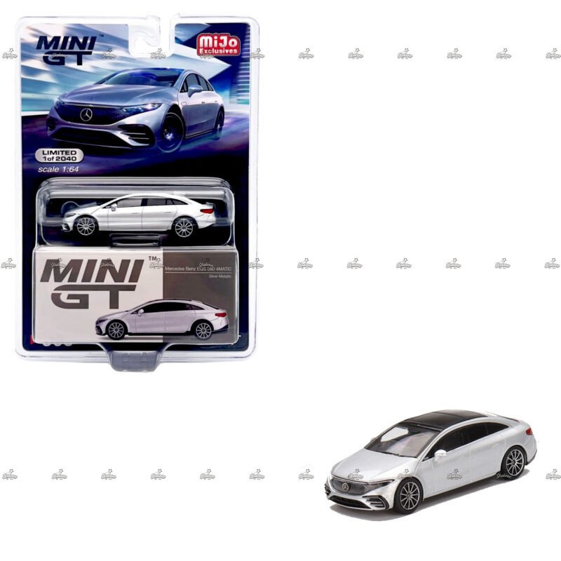 MINI GT Mercedes Benz EQS 580 4MATIC Silver Metallic 508