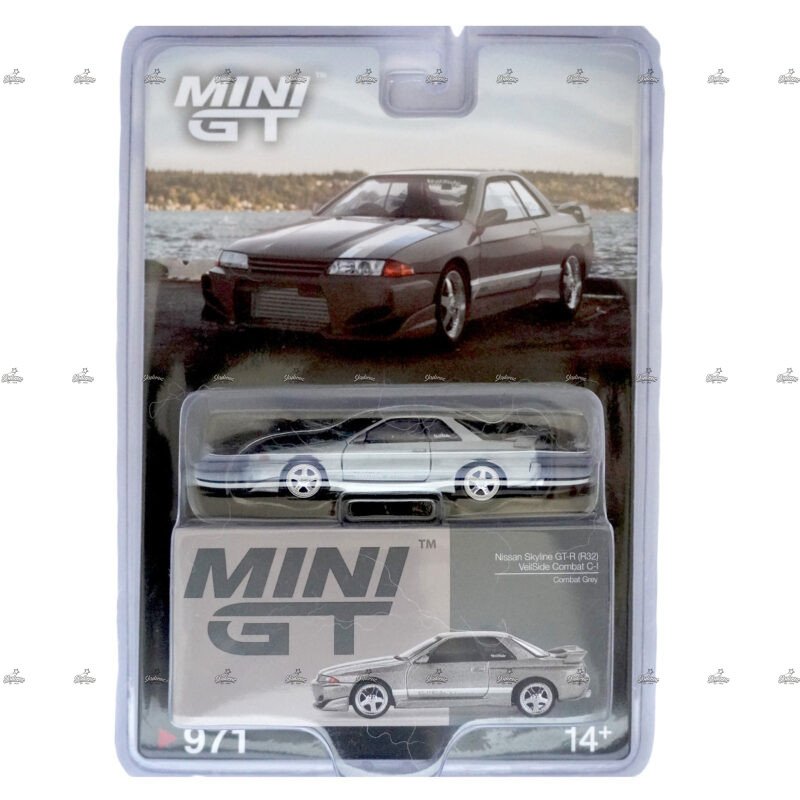 MINI GT Nissan Skyline GT R R32 Veilside Combat C I Veilside Combat Grey 971 Chase