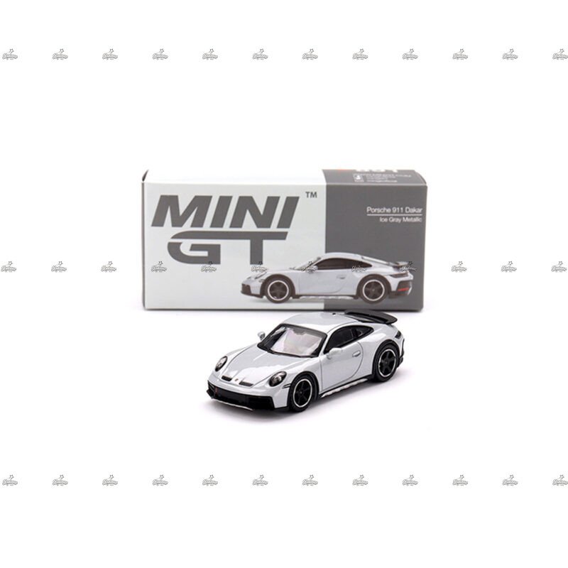 MINI GT Porsche 911 Dakar Ice Gray Metallic 891