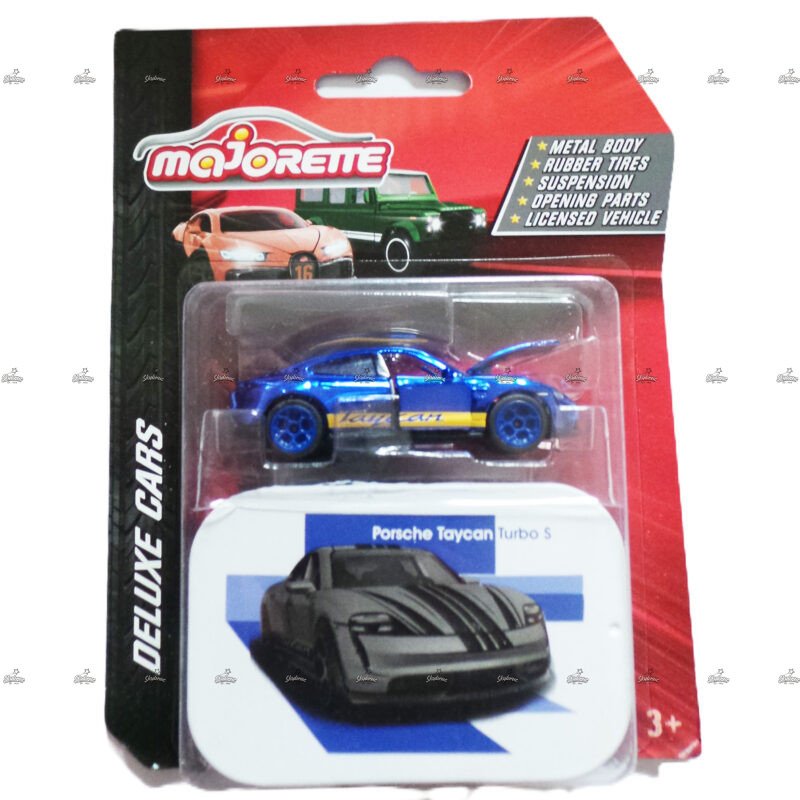 Majorette Deluxe Cars Porshe Taycan Turbo S