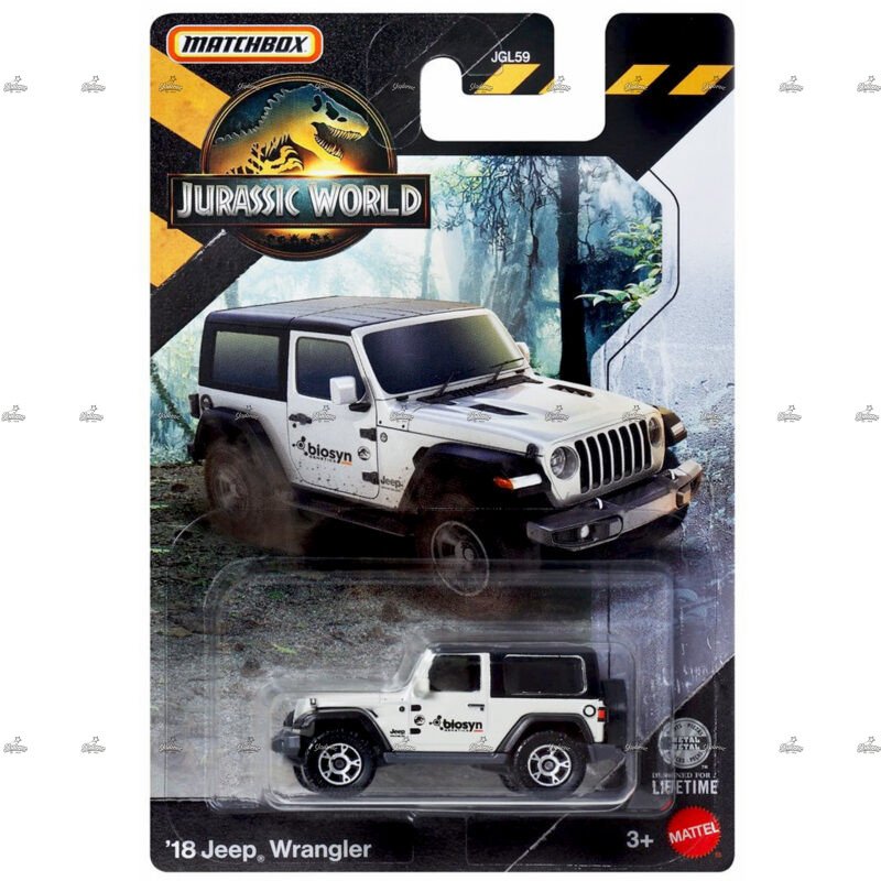 Matchbox 18 Jeep Wrangler JURASSIC WORLD 2026