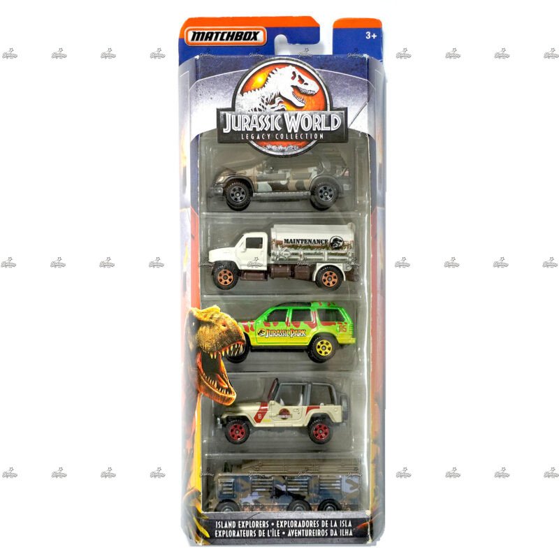 Matchbox 5 Pack Jurassic World Legacy Collection