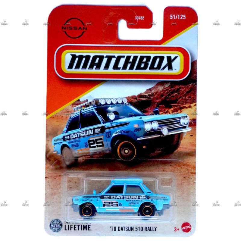 Matchbox 70 Datsun 510 Rally 2025 Release