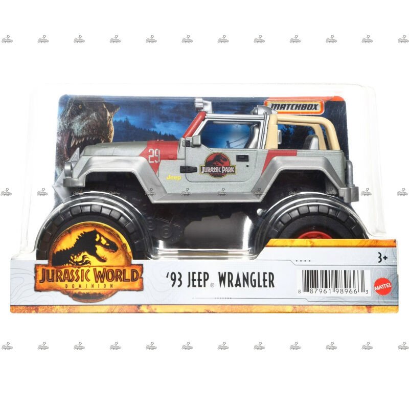 Matchbox 93 Jeep Wrangler JURASSIC WORLD