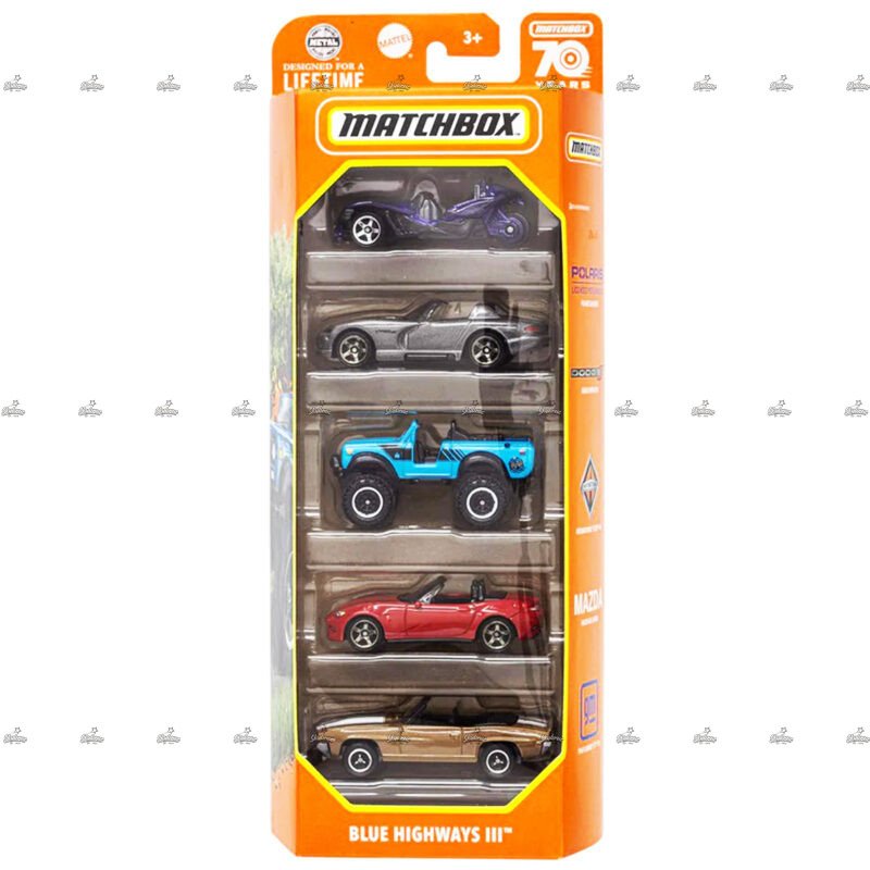 Matchbox Car Set BLUE HIGHWAYS III