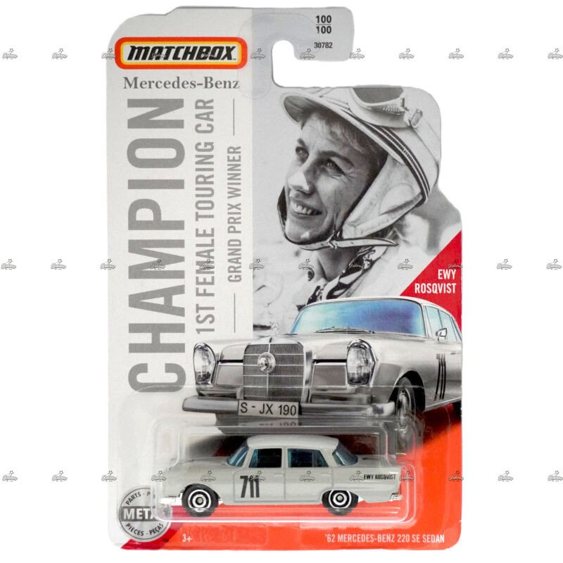 Matchbox Exclusive 62 Mercedes Benz 220 SE Sedan EVY ROSQVIST EDITION