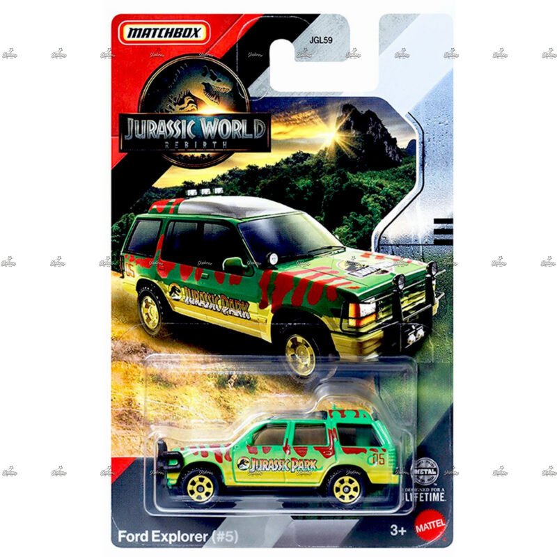 Matchbox Exclusive Ford Explorer 5 JURASSIC WORLD REBIRTH EDITION 2025