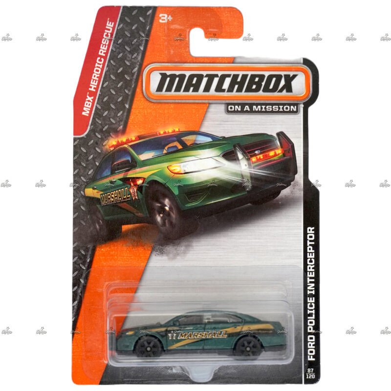 Matchbox Exclusive Ford Police Interceptor MBX HEROIC RESCUE