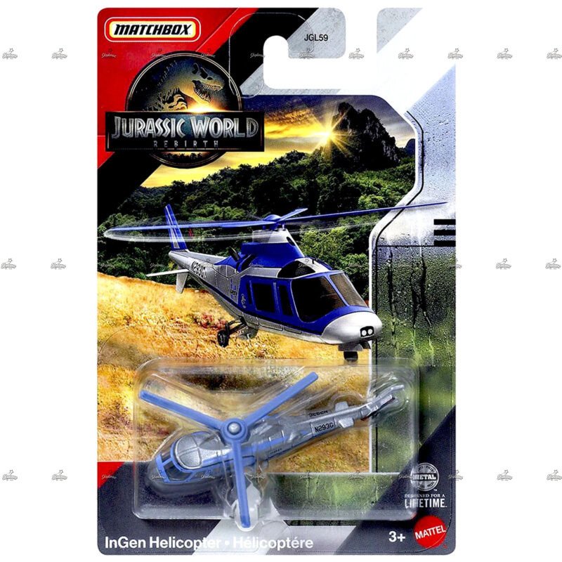 Matchbox Exclusive Ingen Helicopter JURASSIC WORLD REBIRTH EDITION 2025