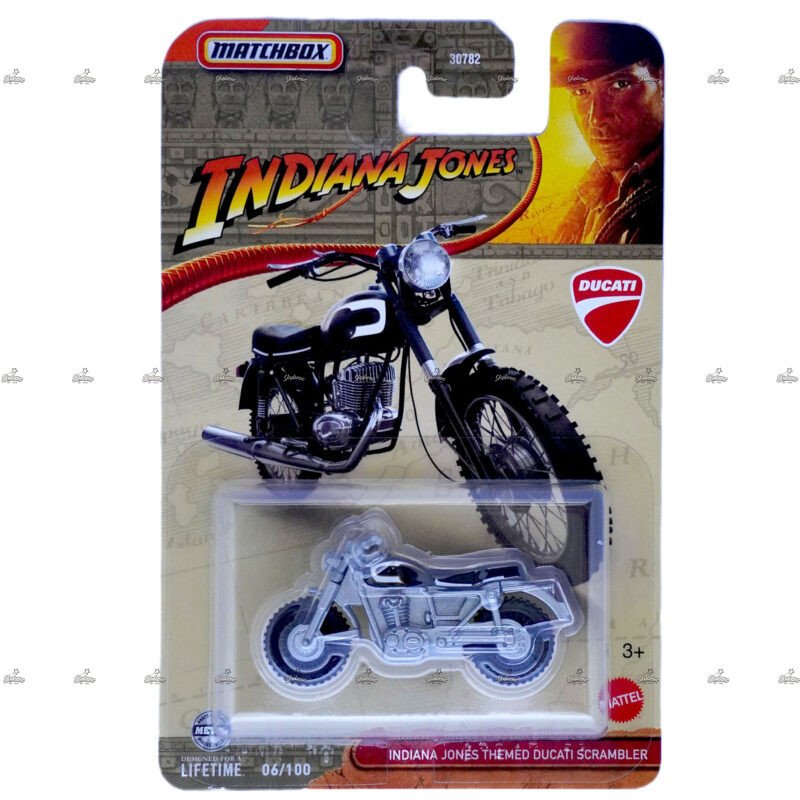 Matchbox Indiana Jones Themed Ducati Scrambler 2025 Release