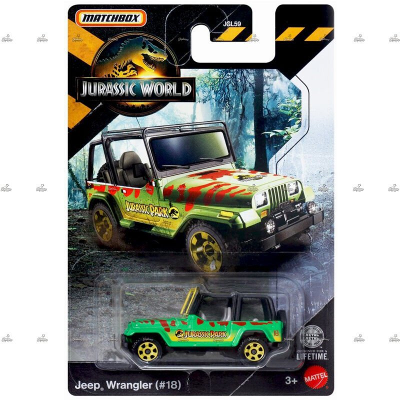 Matchbox Jeep Wrangler 18 JURASSIC WORLD 2026