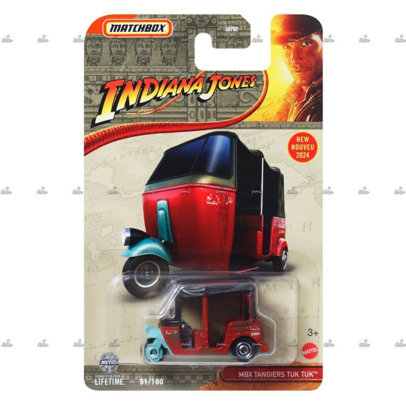 Matchbox MBX Tangiers Tuk Tuk INDIANA JONES 2024 Edition