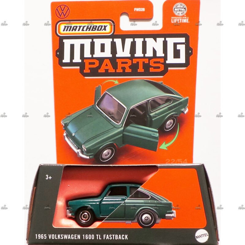 Matchbox Moving Parts 1965 Volkswagen 1600 TL Fastback