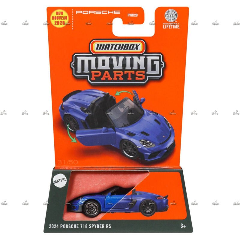 Matchbox Moving Parts 2024 Porsche 718 Spyder RS 2025 Release