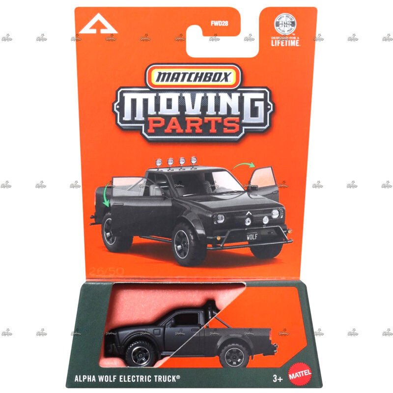 Matchbox Moving Parts Alpha Wolf Electric Truck 2026