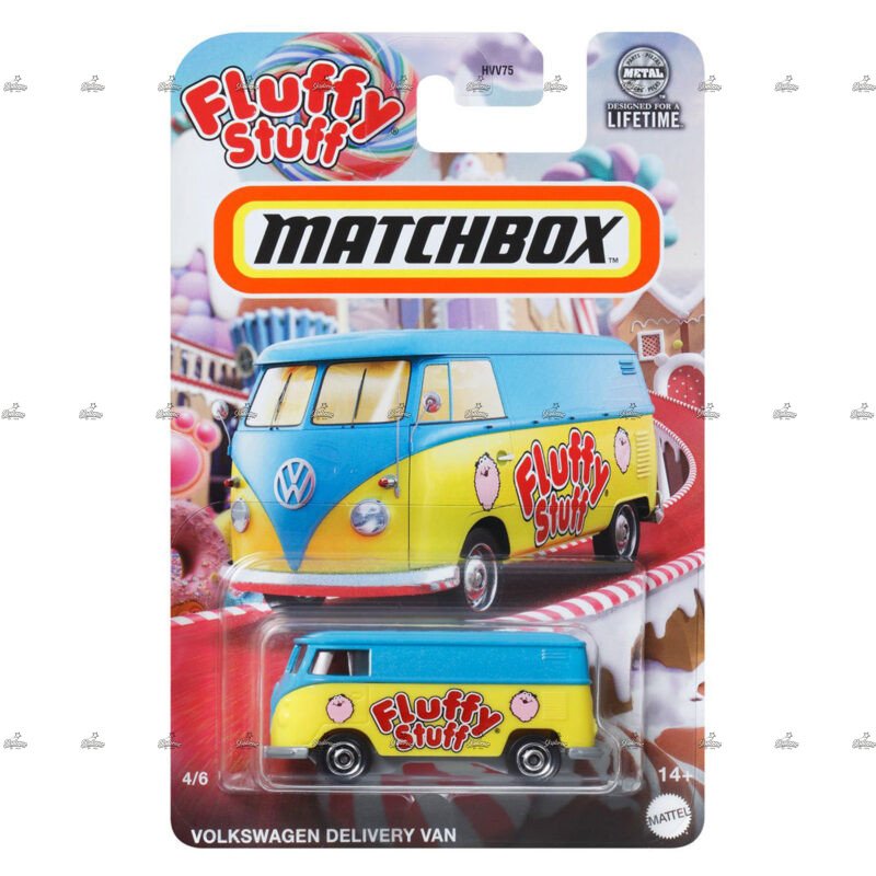 Matchbox Volkswagen Delivery Van FLUFFY STUFF1