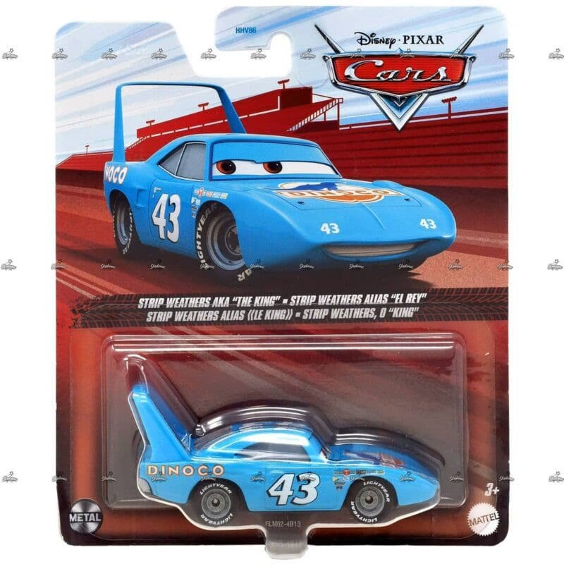 Mattel Disney Pixar Cars – Strip Weathers Aka The King – DISNEY