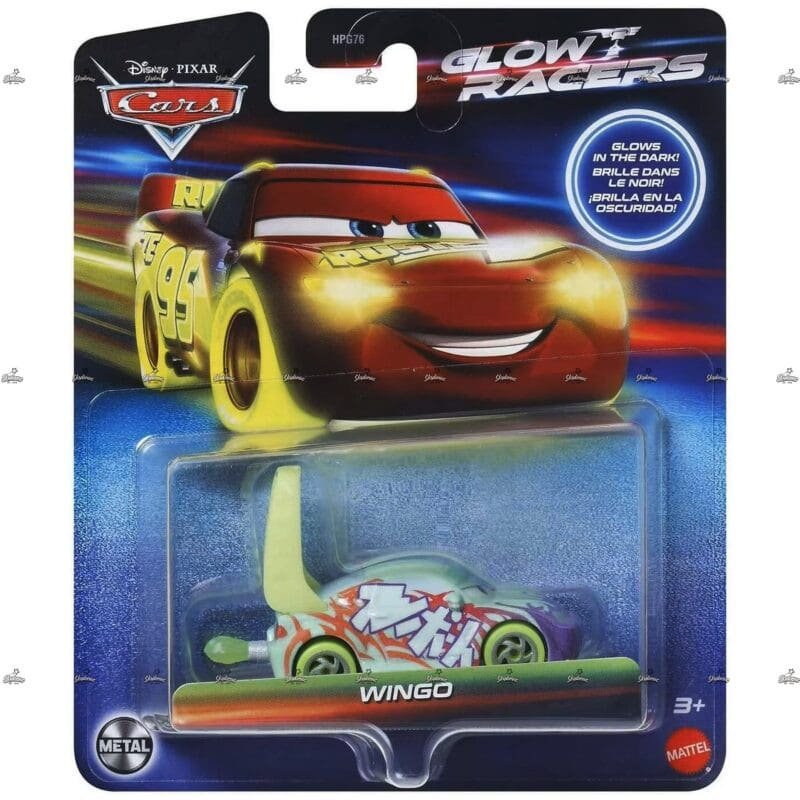 Mattel Disney Pixar Cars – Wingo Glow Racers – DISNEY