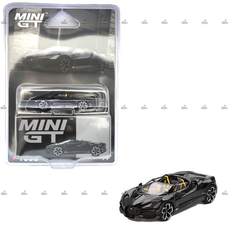 Mini GT Bugatti W16 Mistral Black 1058