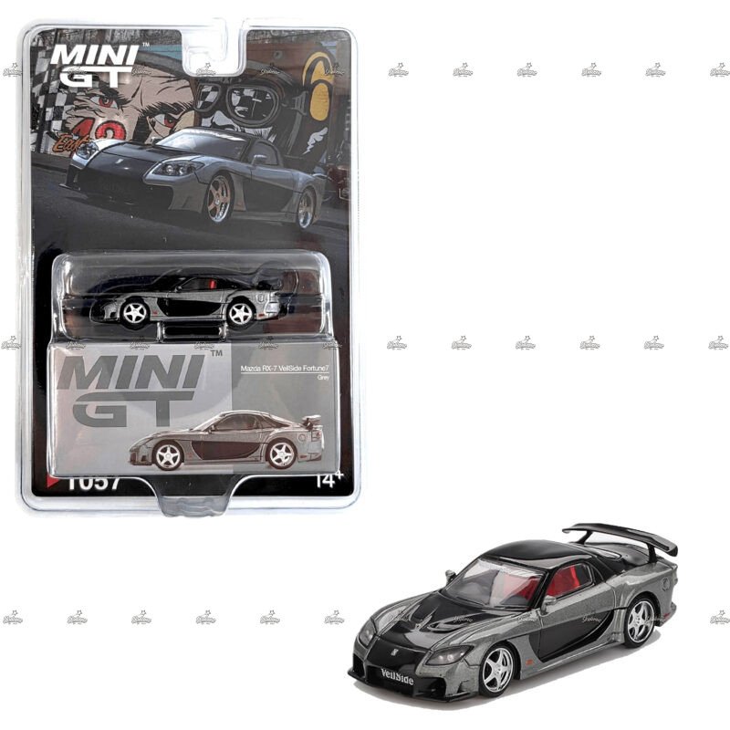 Mini GT Mazda RX 7 VeilSide Fortune Grey 1057