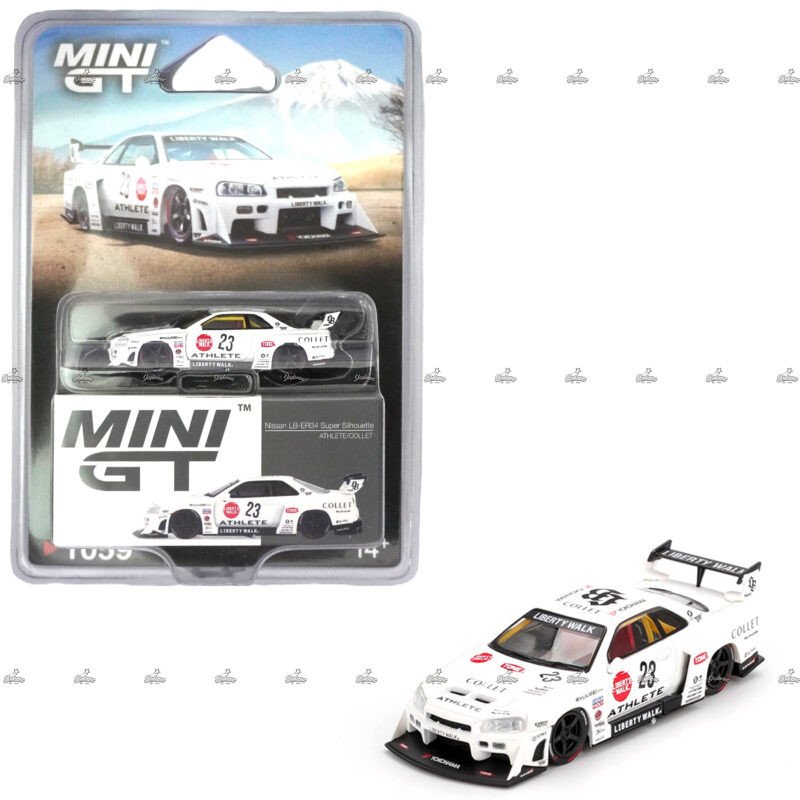 Mini GT Nissan LB ER34 Super Silhouette ATHLETE COLLET 1059