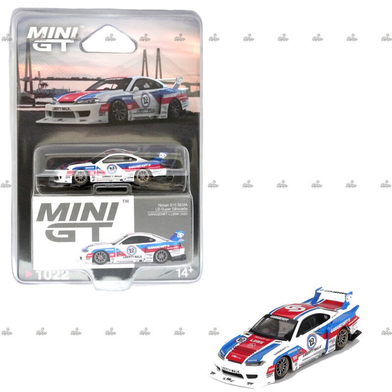 Mini GT Nissan LB Super Silhouette S15 SILVIA GARASIDRIFT X LBWK 2025 1022