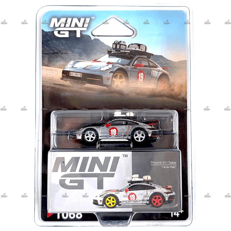 Mini GT Porsche 911 Dakar Uncle Rally 1068 Chase