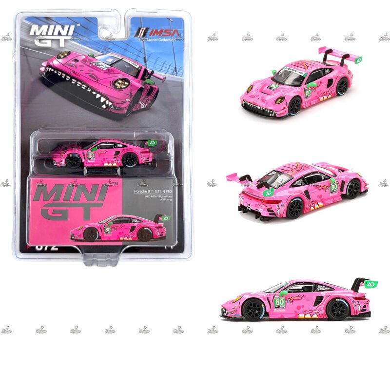 Mini GT Porsche 911 GT3 R 80 AO Racing 2023 IMSA Virginia Roxy 872 A