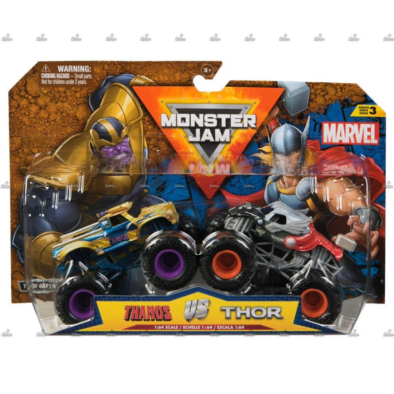 Monster Jam Thanos Vs Thor MARVEL