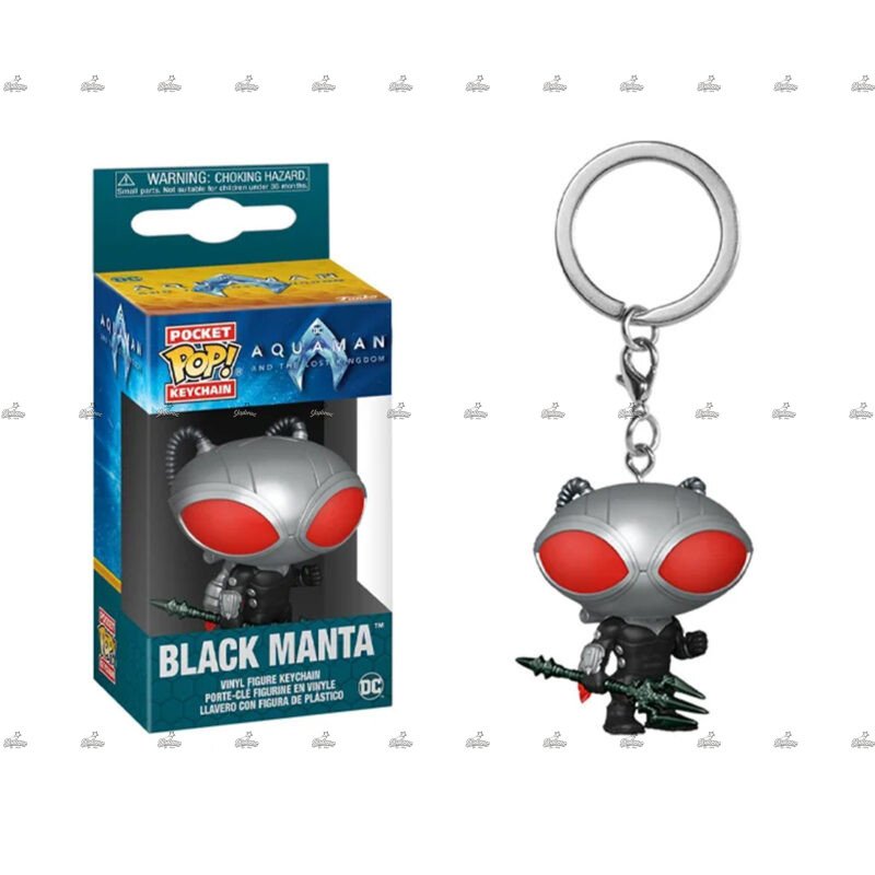 POP Black Manta Keychain AQUAMAN AND THE LOST KINGDOM
