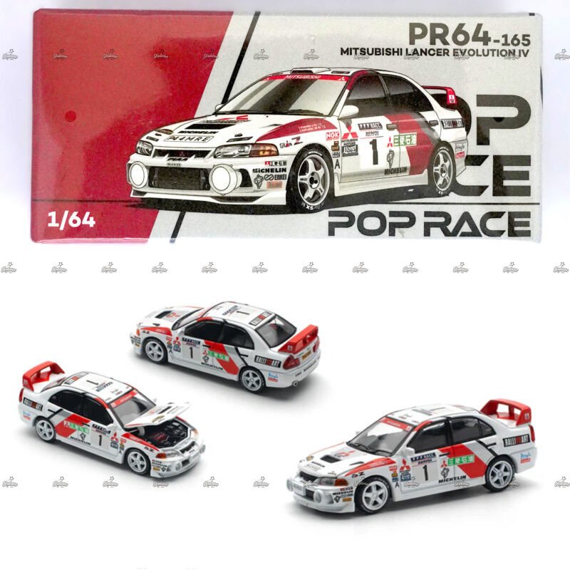 POP RACE Mitsubishi Lancer Evolution IV PR64165