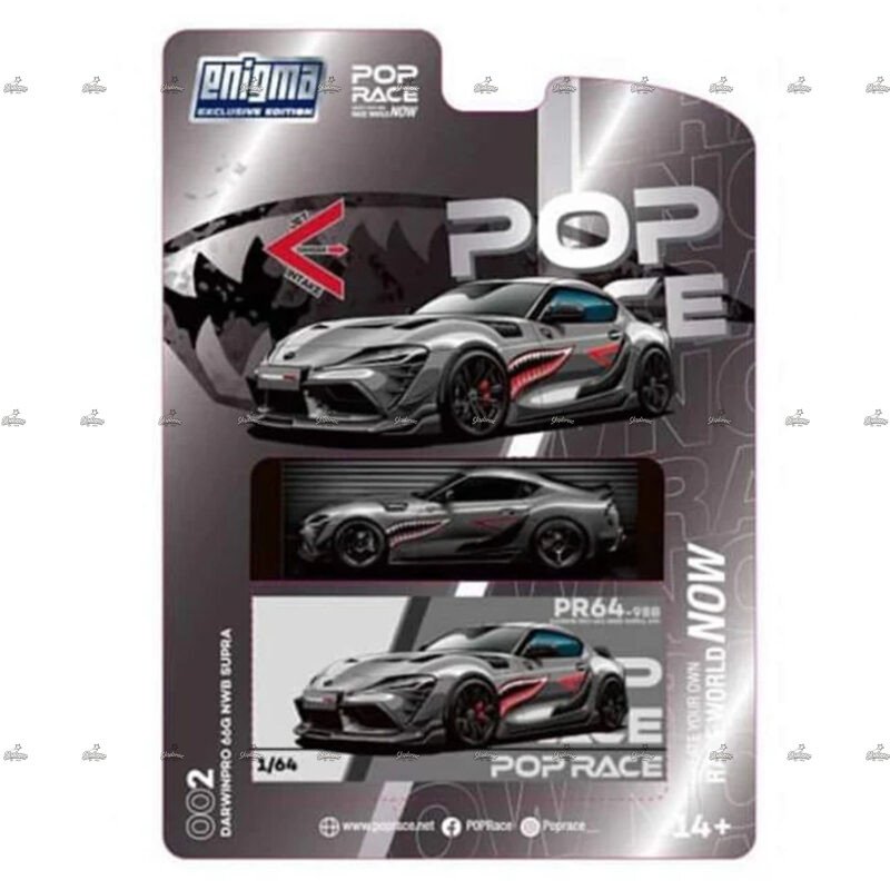 POP Race Enigma Exclusive Edition Darwin Pro 66G NWB Supra A90 Grey Metallic