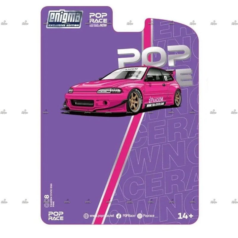 POP Race Enigma Exclusive Edition Pandem Civic EG6 Pink