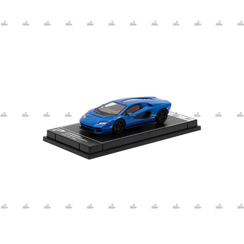 Poster Cars H16 Lamborghini Countach LPI 800 4 Bleu