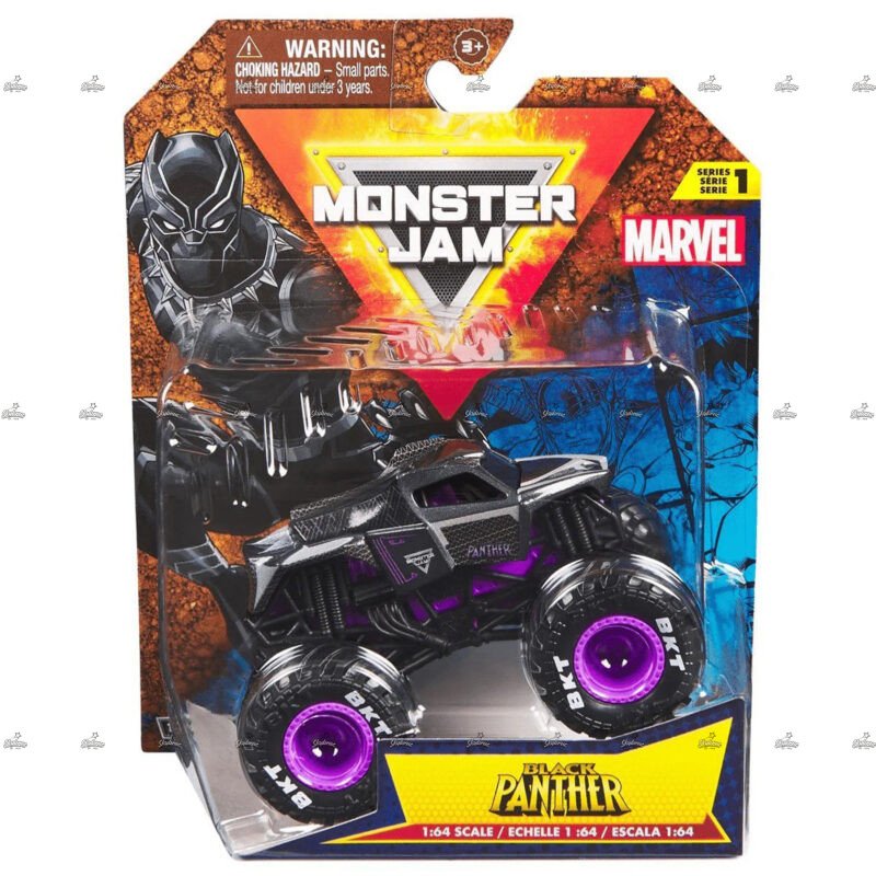 Spin Master Monster Jam Black Panther MARVEL