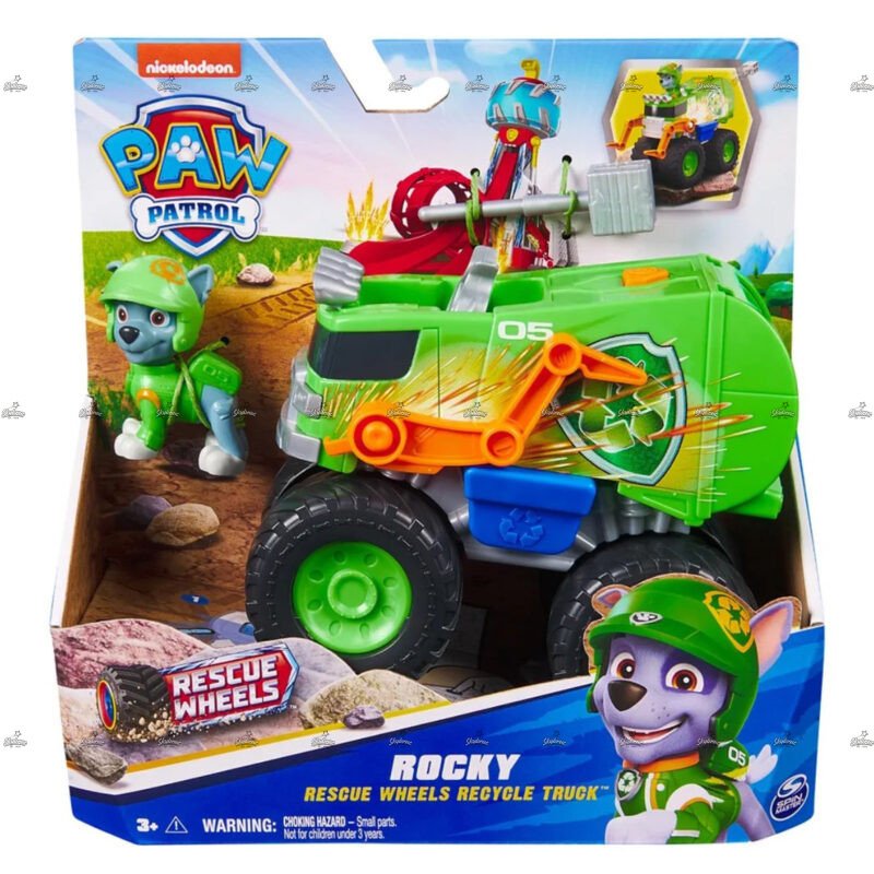 Spin Master Rocky Recue Wheels Recycle Truck PAW PATROL